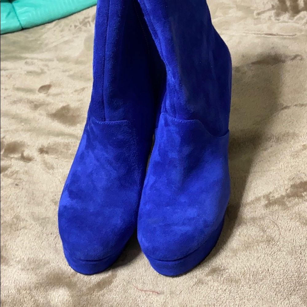 Jessica Simpson blue boots! - Picture 6 of 7